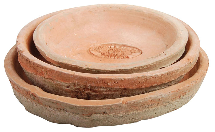 Esschert Design AT02 Aged Terracotta Round Saucers for AT01 (Set of 3)
