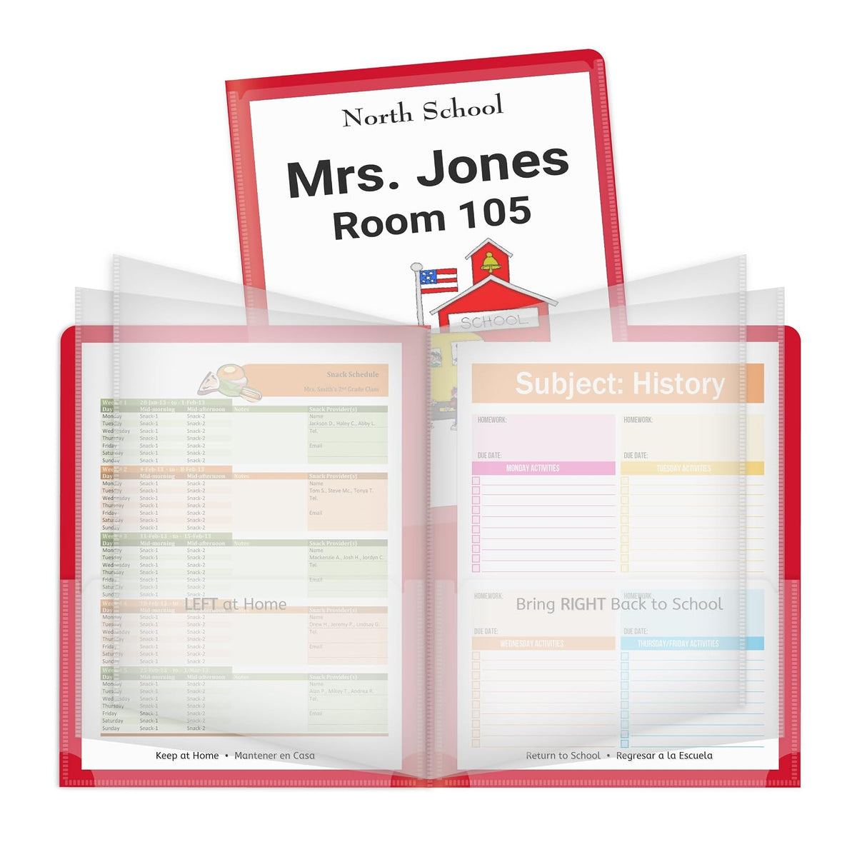 C-Line File Folder, Box of 15, Red