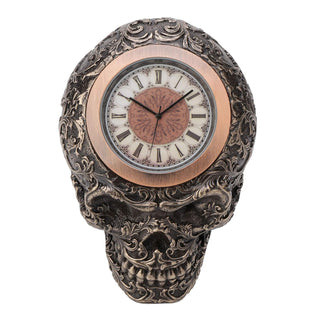 Veronese Design Clock, L3 7/8 x W2 6/8 x H1 3/8, Bronze