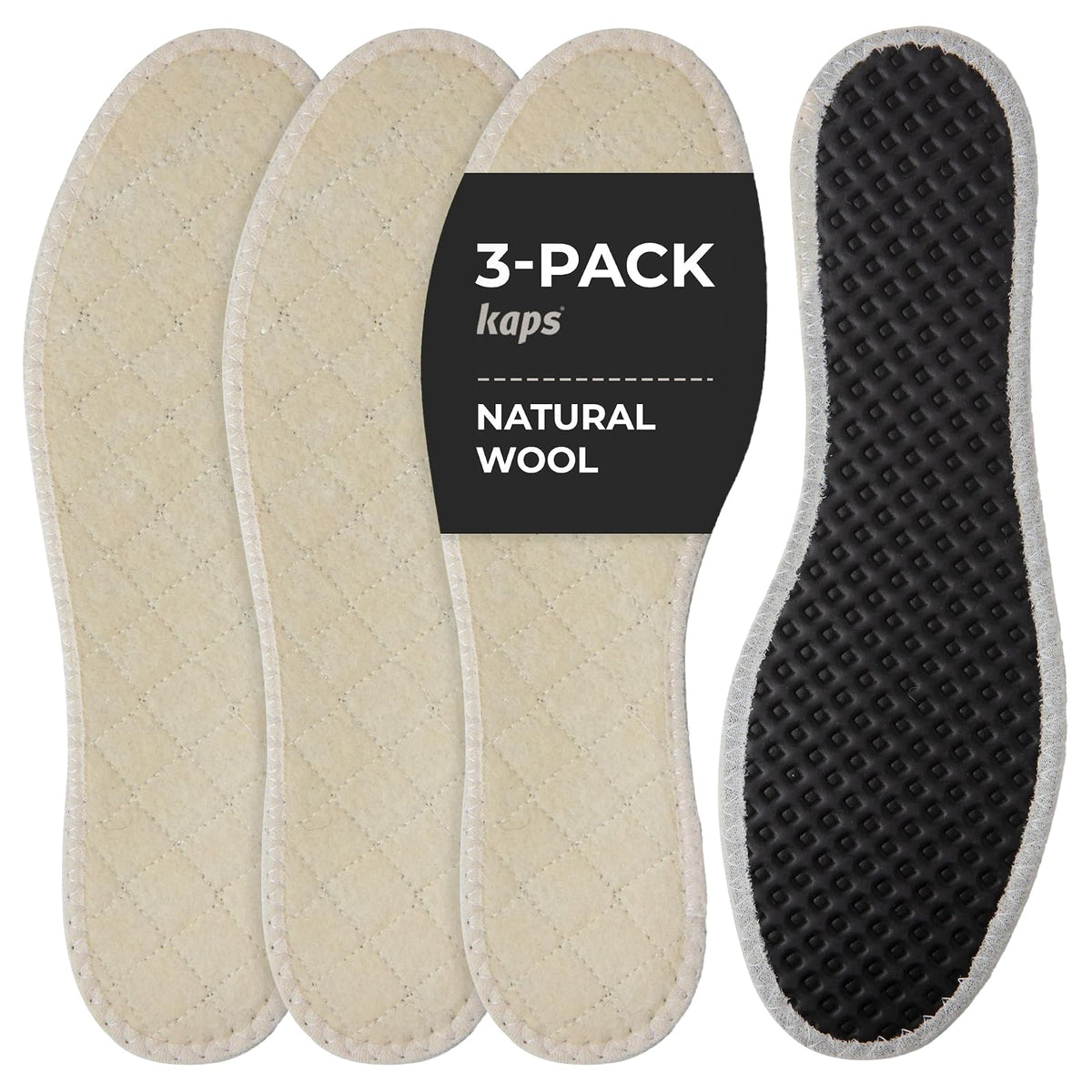 Kaps Shoe Insert, 45 EUR / M12 US, White