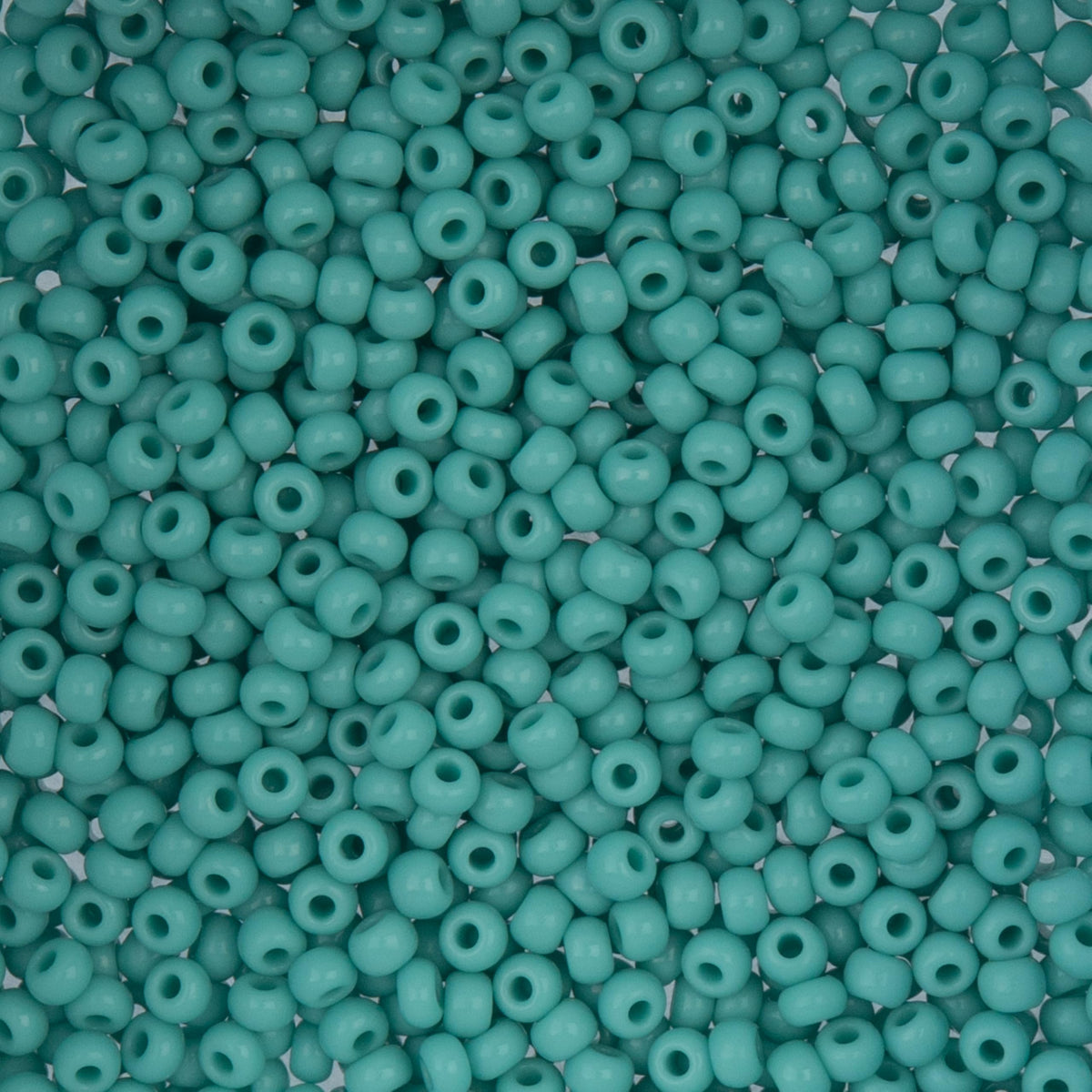 John Bead Craft Bead, 8/0 (3mm), Opaque Turquoise
