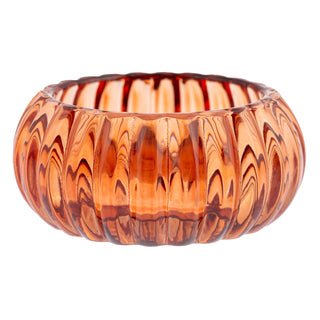 Karma Candle Holder, 3.25 inches, Copper