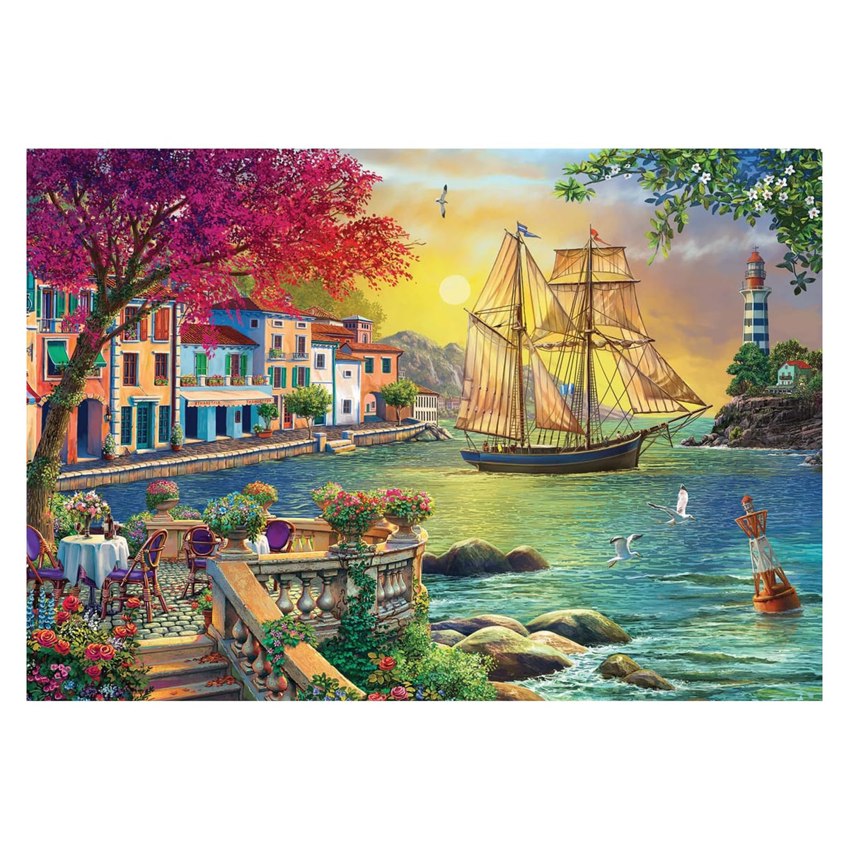 Anatolian Puzzles, Standard, Beautiful Sunset in the Town