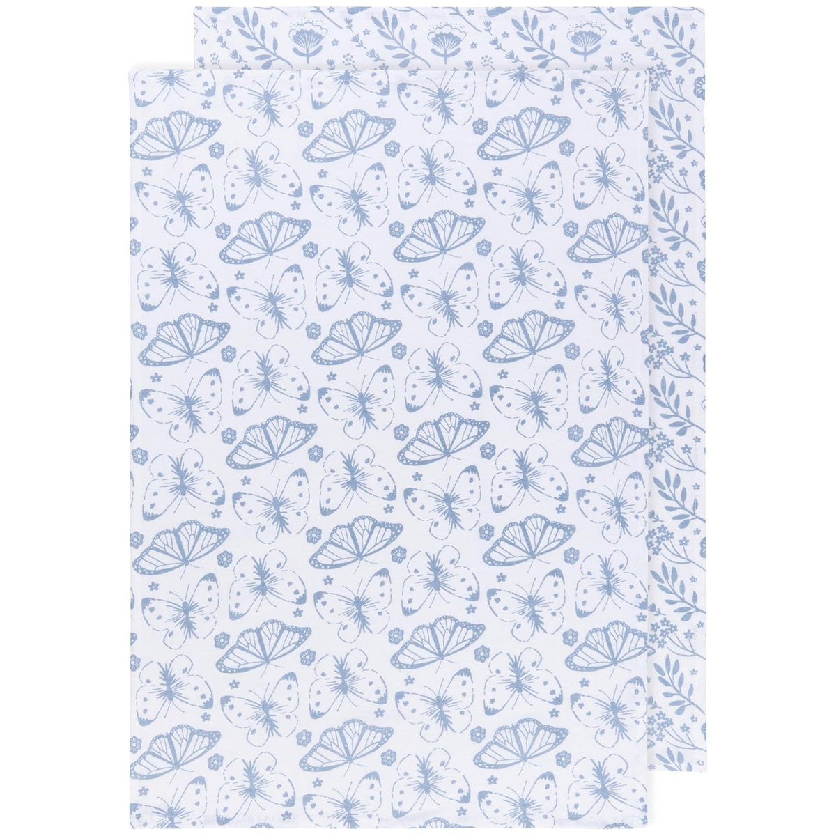 Now Designs Towel, W20 x L30in, Morning Meadow-slate Blue