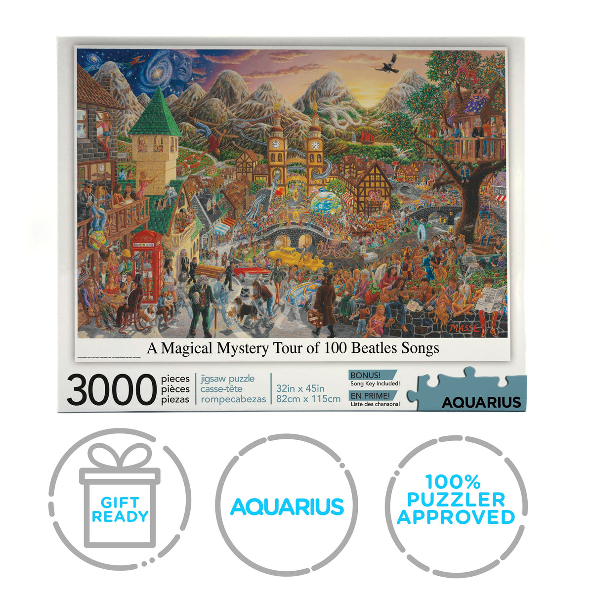 AQUARIUS Puzzles, 32 x 45 Inch, Multi-colored