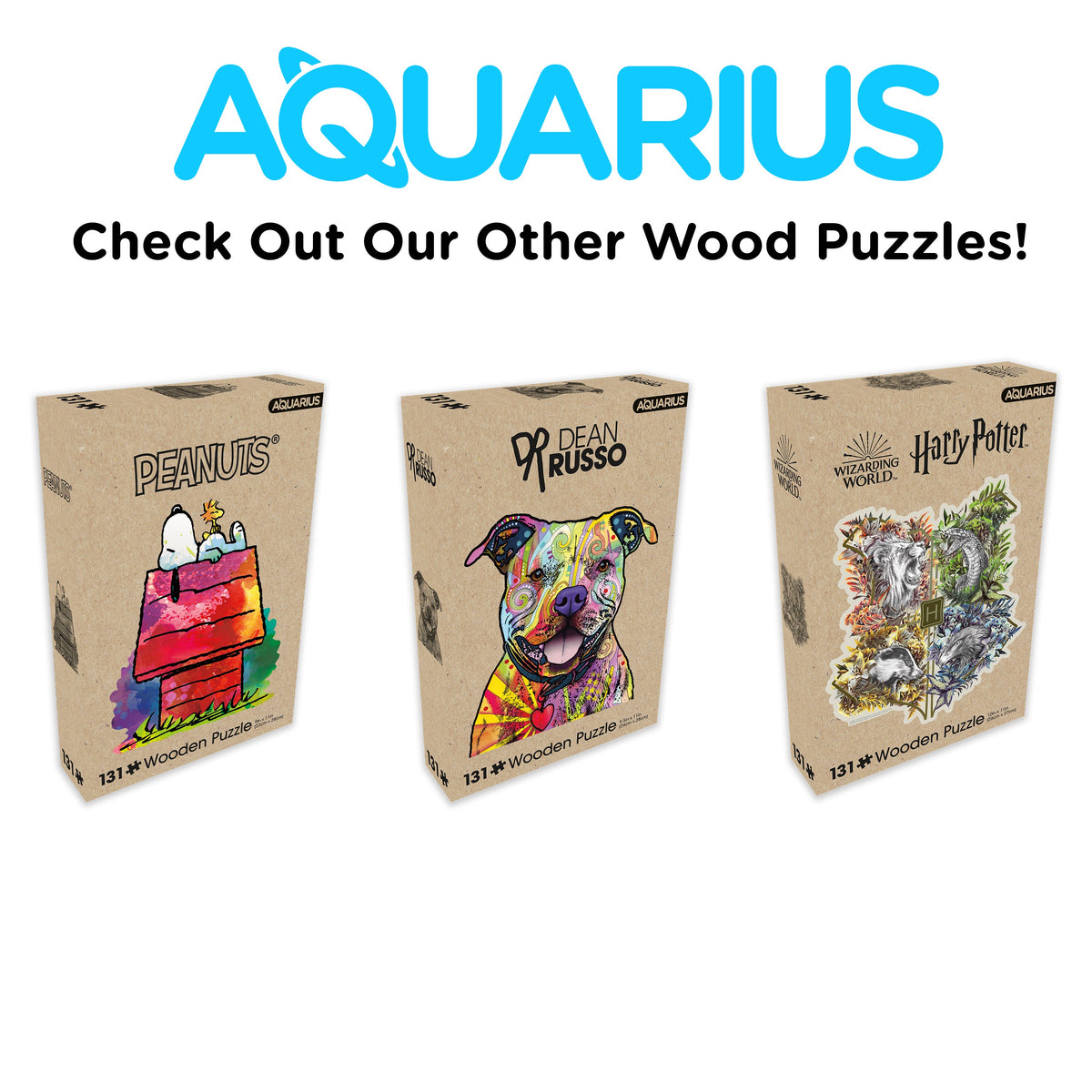 AQUARIUS Puzzles, 131 pieces, 9x11 inches, Multicolor