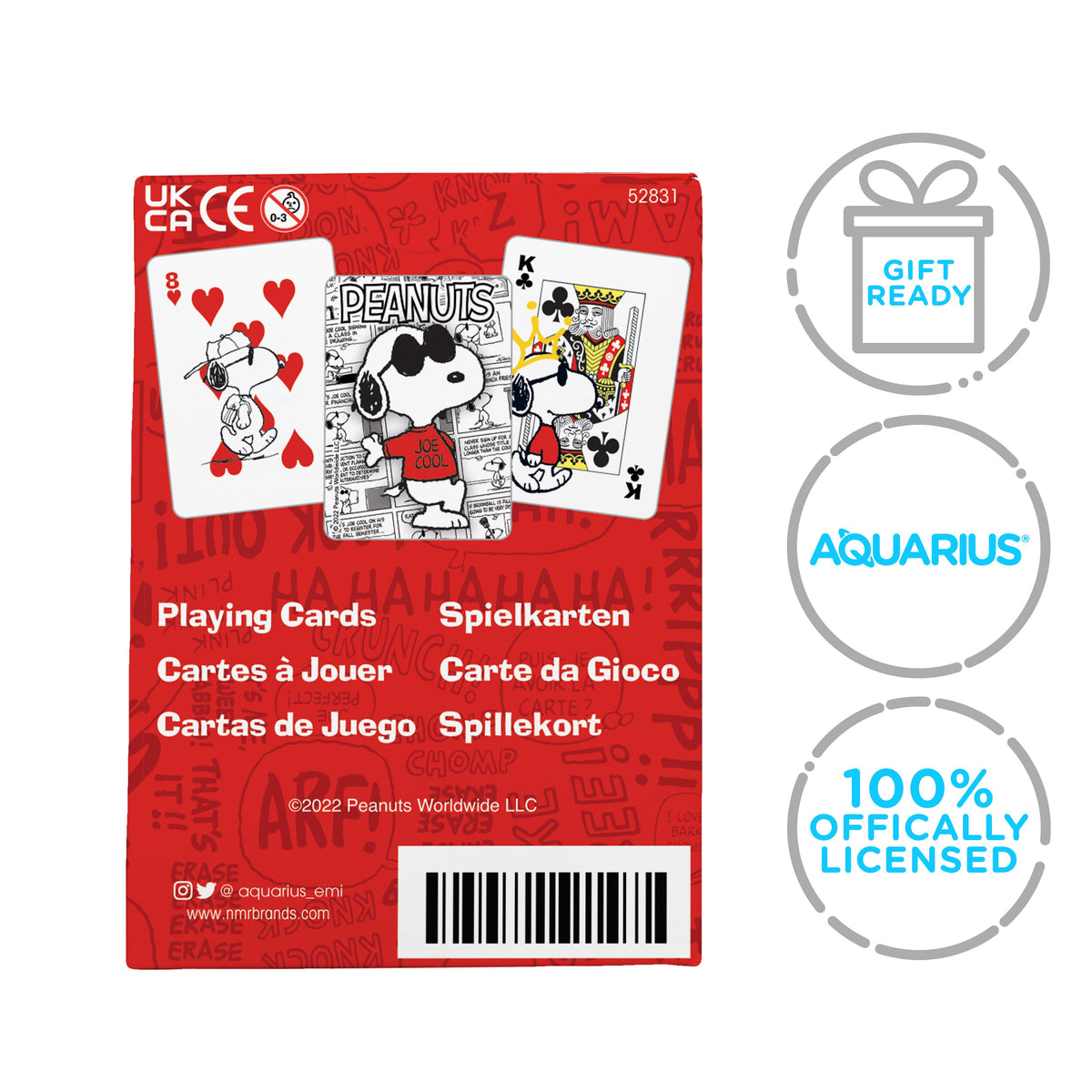 AQUARIUS Collectible Card, 2.5 x 3.5 inches, White, Red, Black