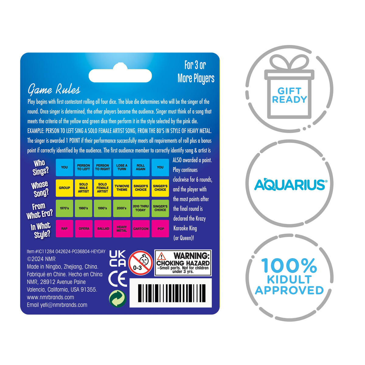 ICUP Tabletop Game, Medium, Multicolor