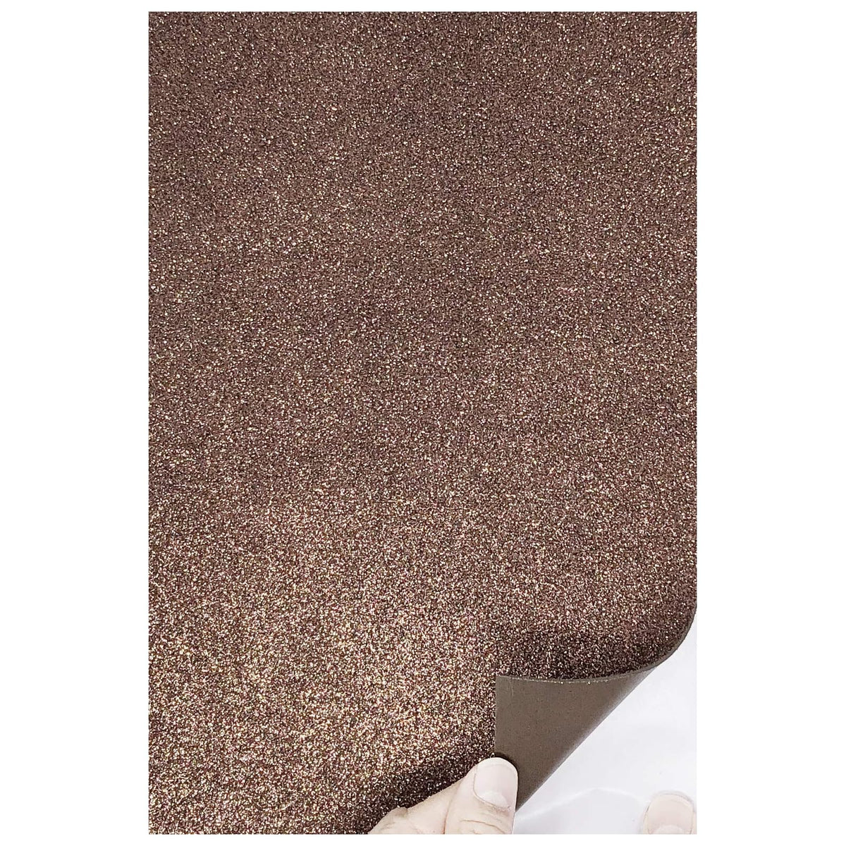 allgala Glitter, 8x12-Adhesive, Coffee