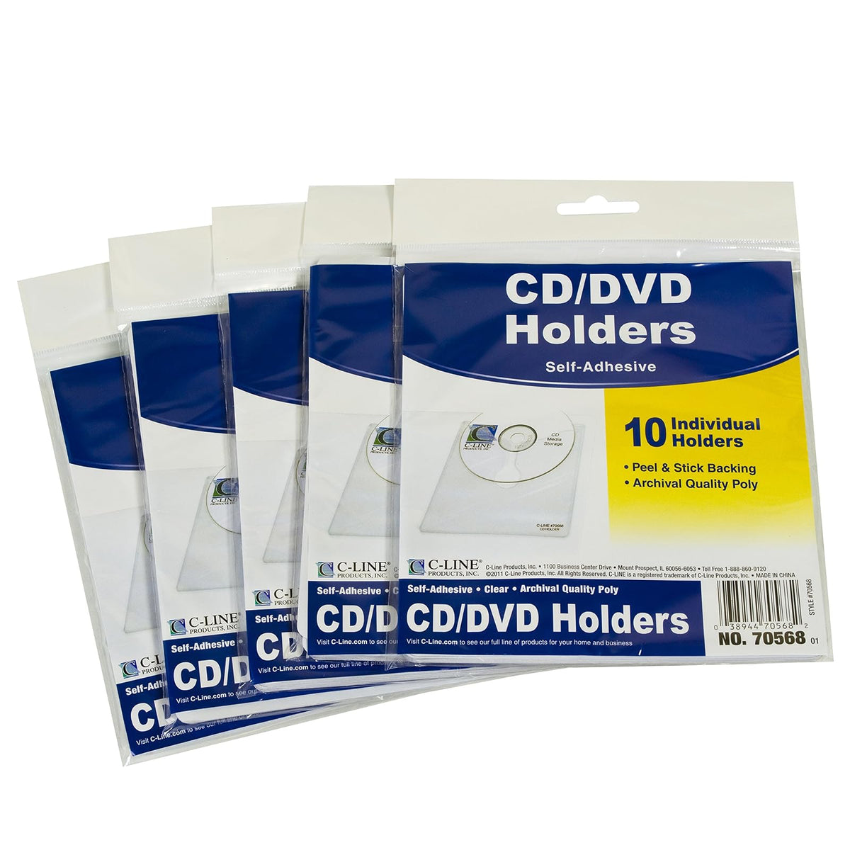 C-Line Storage Rack, 50 Per Pack, Clear