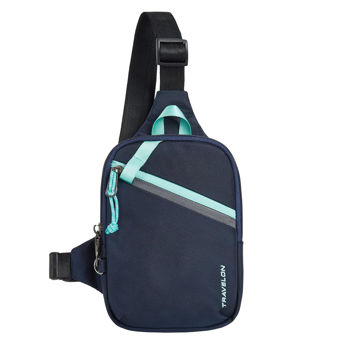Travelon Greenlander Anti-Theft Compact Sling, Galaxy Blue