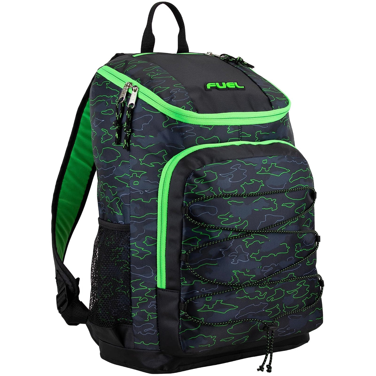 FUEL Backpack, One Size, Green Outline Camo