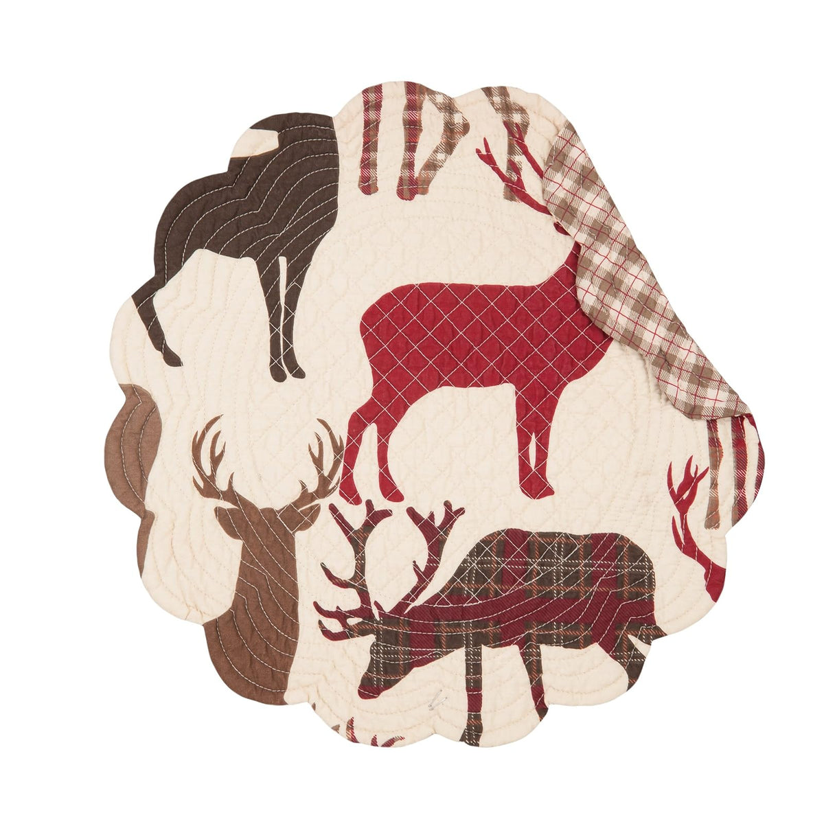 C&F Home Placemat, 17", Red