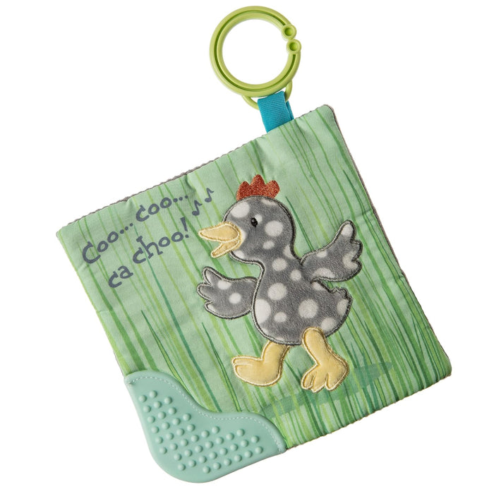 Mary Meyer Crinkle Teether Toy with Baby Paper and Squeaker, 6 x 6-Inches, Rocky Chicken