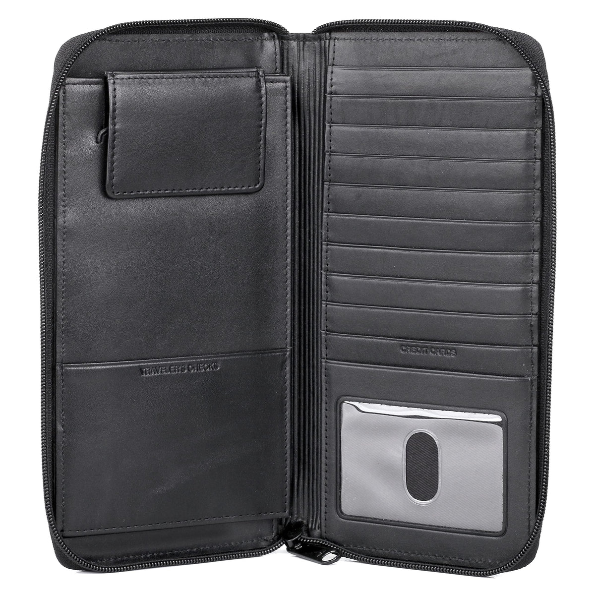 Dopp® Regatta Zipper Passport Organizer® Black