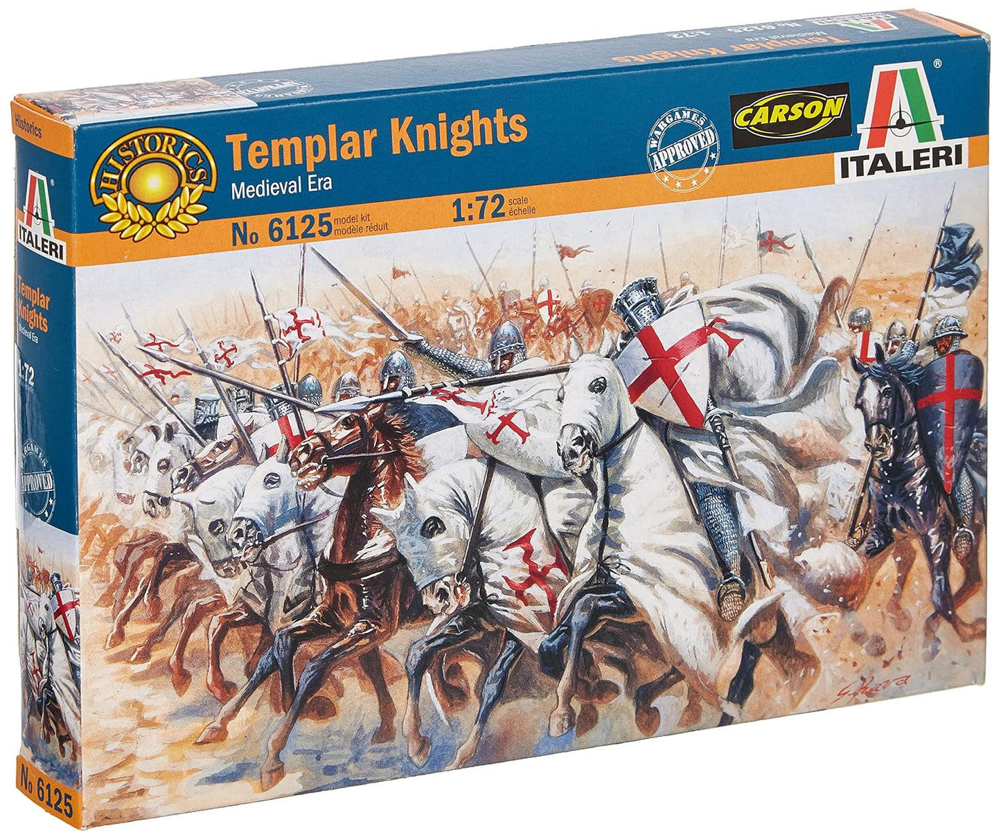 MRC Italeri 1:72 - Templar Knights (medieval Era)