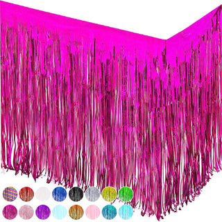 allgala Party Decoration Pack, 108 inches x 29 inches, Fuchsia