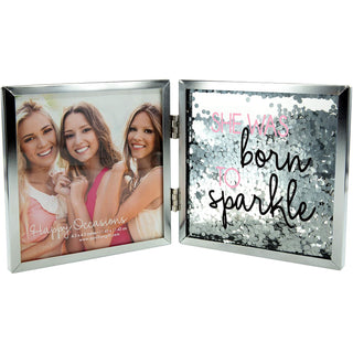 Pavilion Gift Company Picture Frame, Silver, Modern