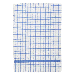 Samuel Lamont Poli-dri Towel White with Cornflower Blue