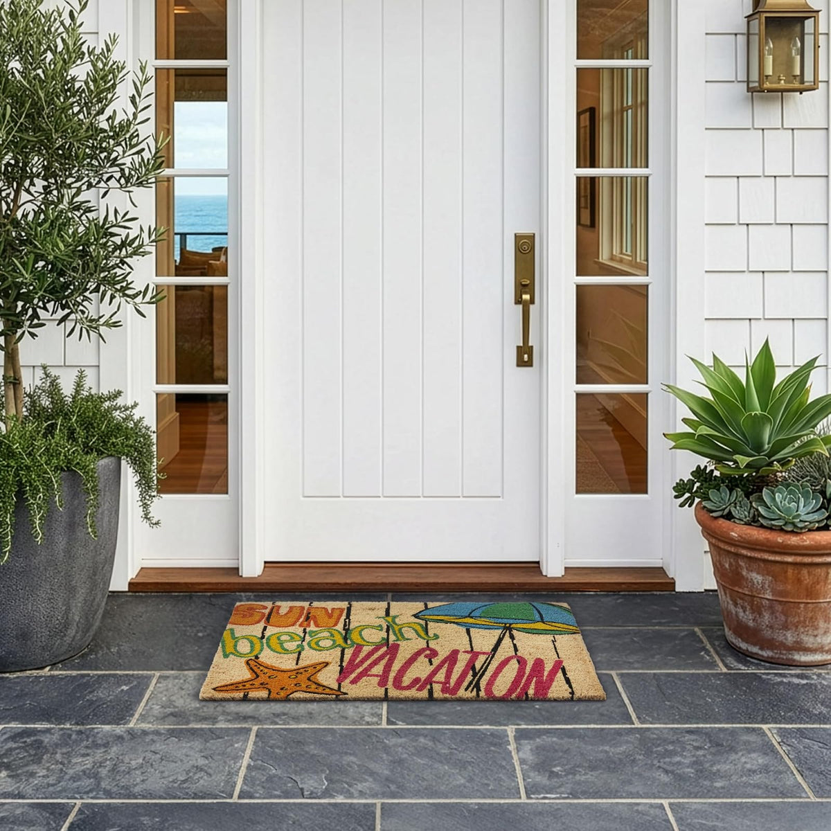 Home Furnishings By Larry Traverso Rug, 18" x 30", Beach