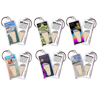 FootWhere Keychain, Small, Clear
