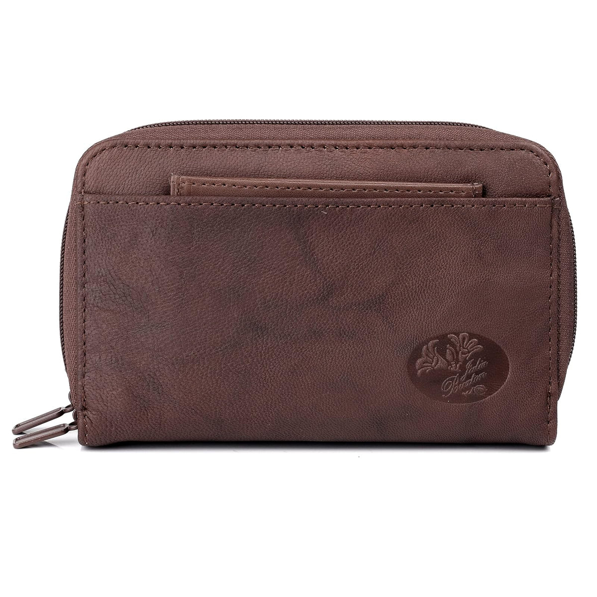 JYS Enterprise Julia Buxton Heiress Double Zip Organizer® Mahogany