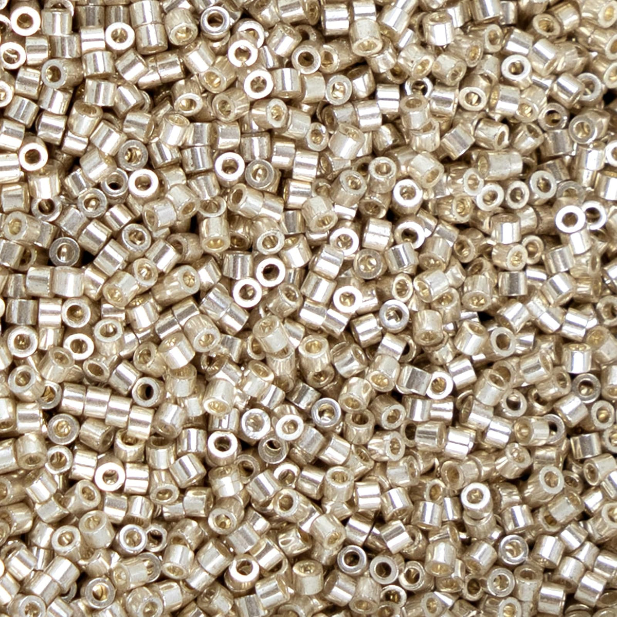 John Bead Craft Bead, Size 11, Metaluxe Silver