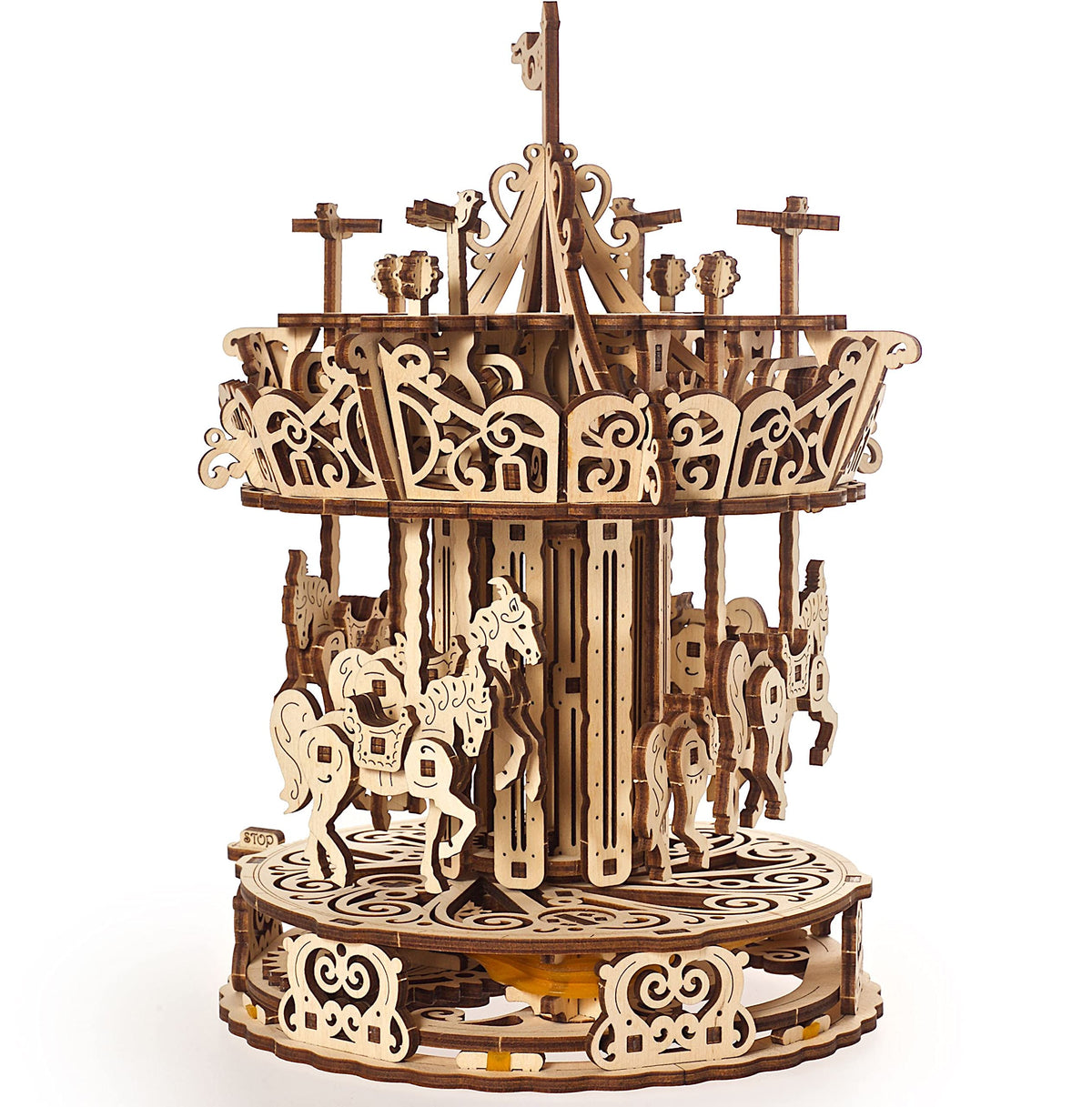 Ugears Puzzles, 305 pieces, Brown, White