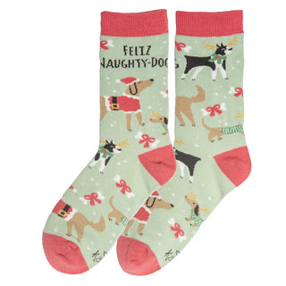 Karma Socks, One Size, Feliz Naughty Dog