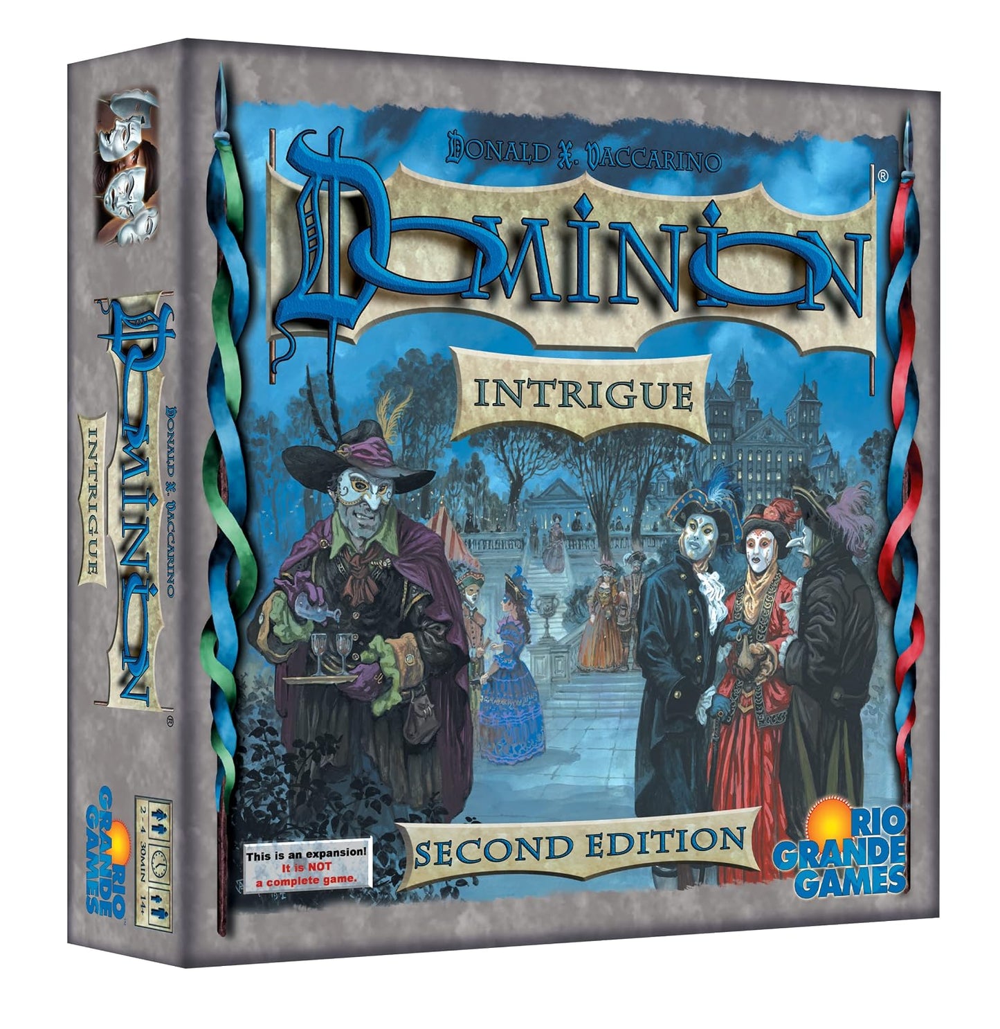 Rio Grande Games Dominion: Intrigue 2nd Edition Board Game , Blue