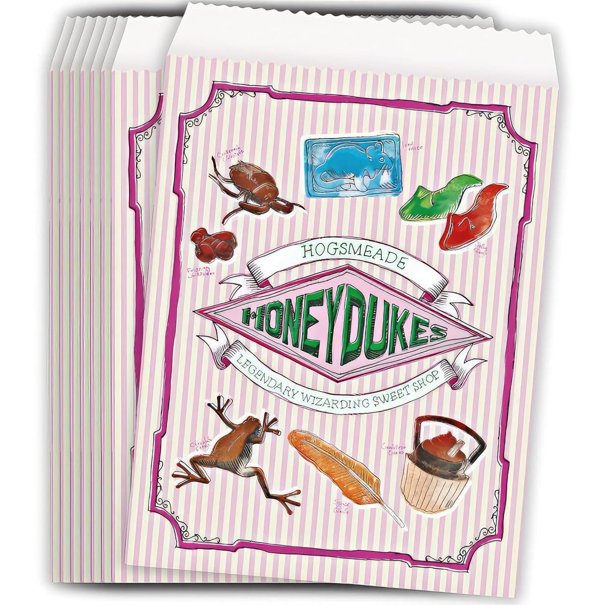 Unique Industries Unique 23583 Paper Treat Bags-Harry Potter Party-Pack of 8, Multicolour