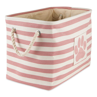 Bone Dry Basket, Small Rectangle, Rose