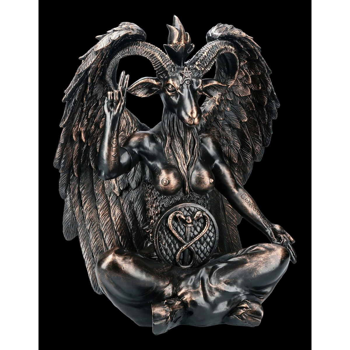 Pacific Giftware Figurine, 13" L x 7.75" W x 16.5" H, Bronze