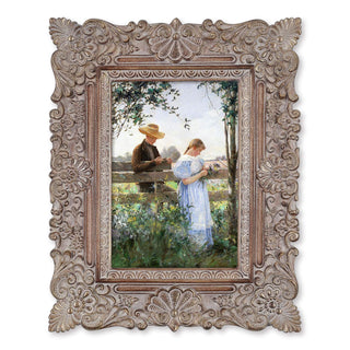 SIMON'S SHOP Picture Frame, 4x6, Walnut & Gold