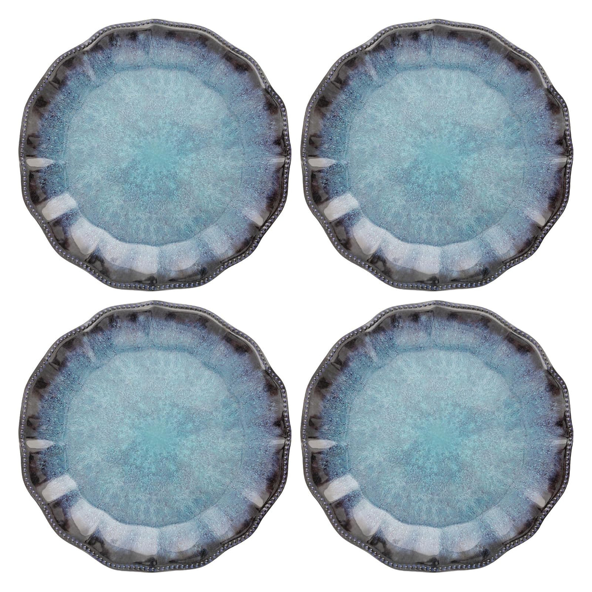 Karma Dishware Plate, Dinner Plates, Olivia Blue