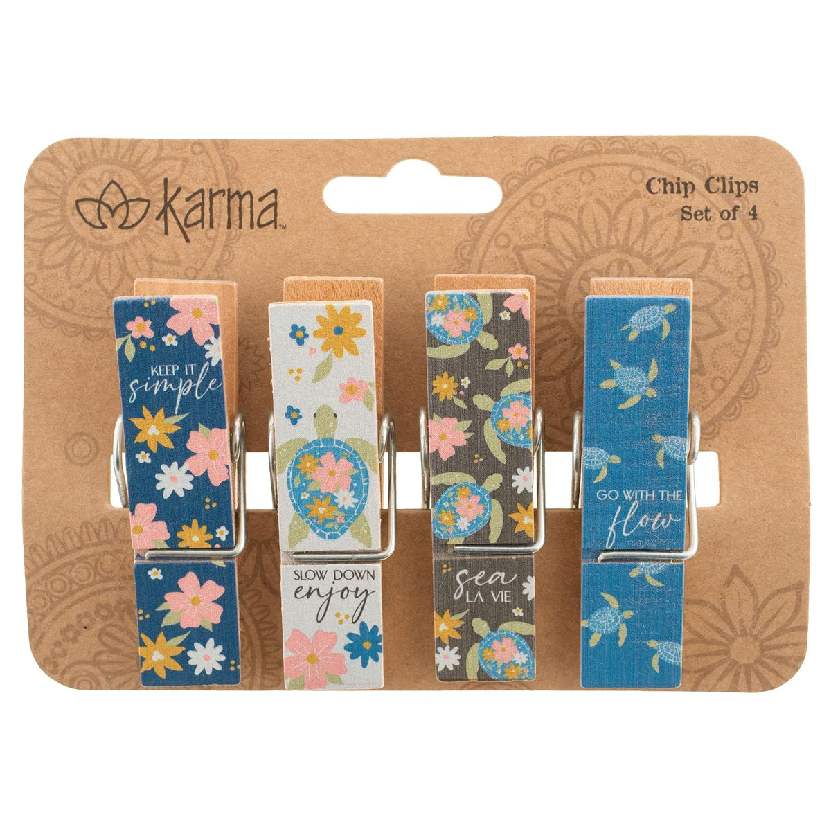 Karma Paper Clip Clamp, One Size, Sea Turtle