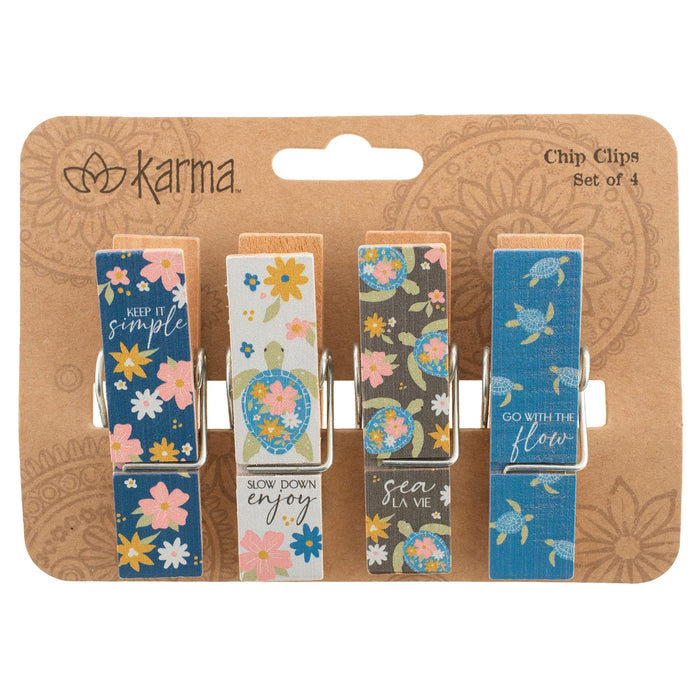 Karma Paper Clip Clamp, One Size, Sea Turtle