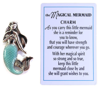 Ganz Charm, Small, Silver,Blue
