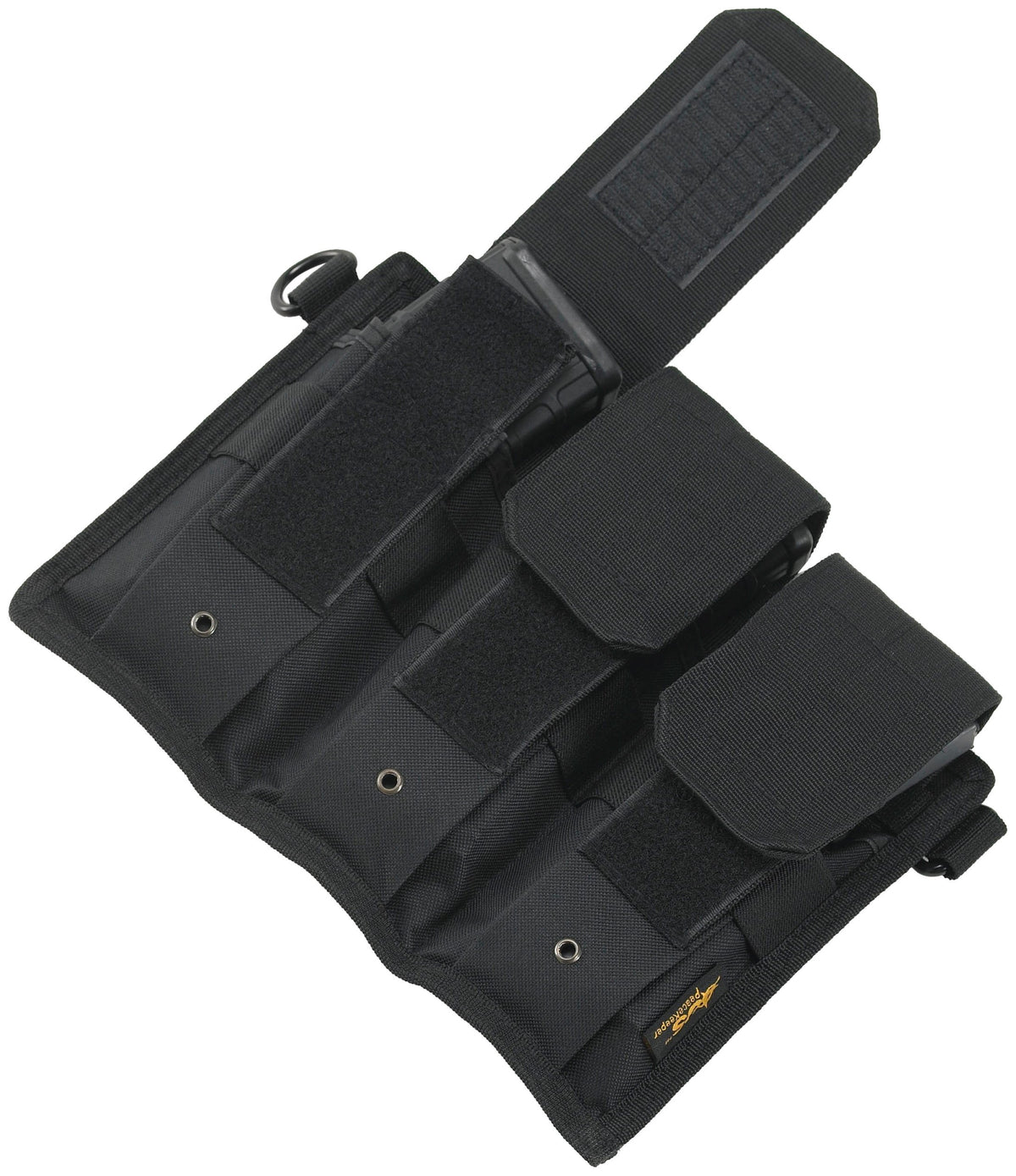 US PeaceKeeper Products P30037 - Triple Magazine Pouch - Heavy Duty Water Resistant Fabric - Easy Attachment - Black