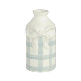 Mud Pie Vase, 5 1/2" x 3 1/4", Blue