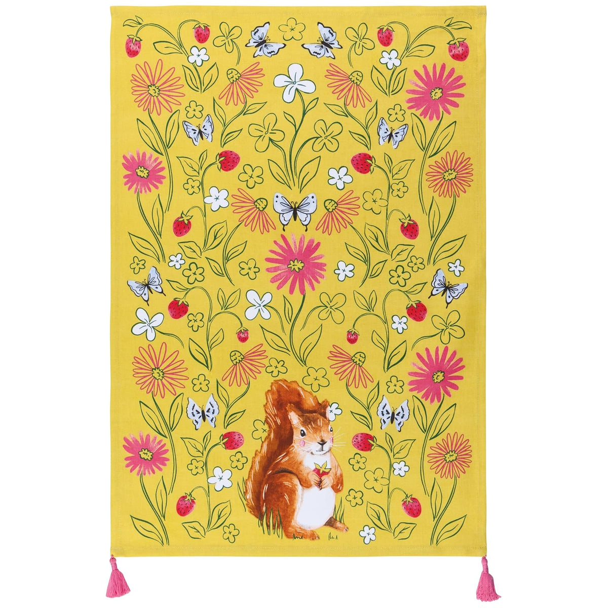 Danica Jubilee Towel, W18 x L28in, Mr. Squirrel