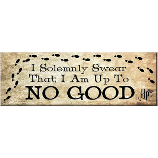 Spoontiques Decorative Signage, 7.75" wide, I Solemnly Swear