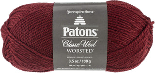 Patons Yarn, 3.5 oz, 194 yds, Claret