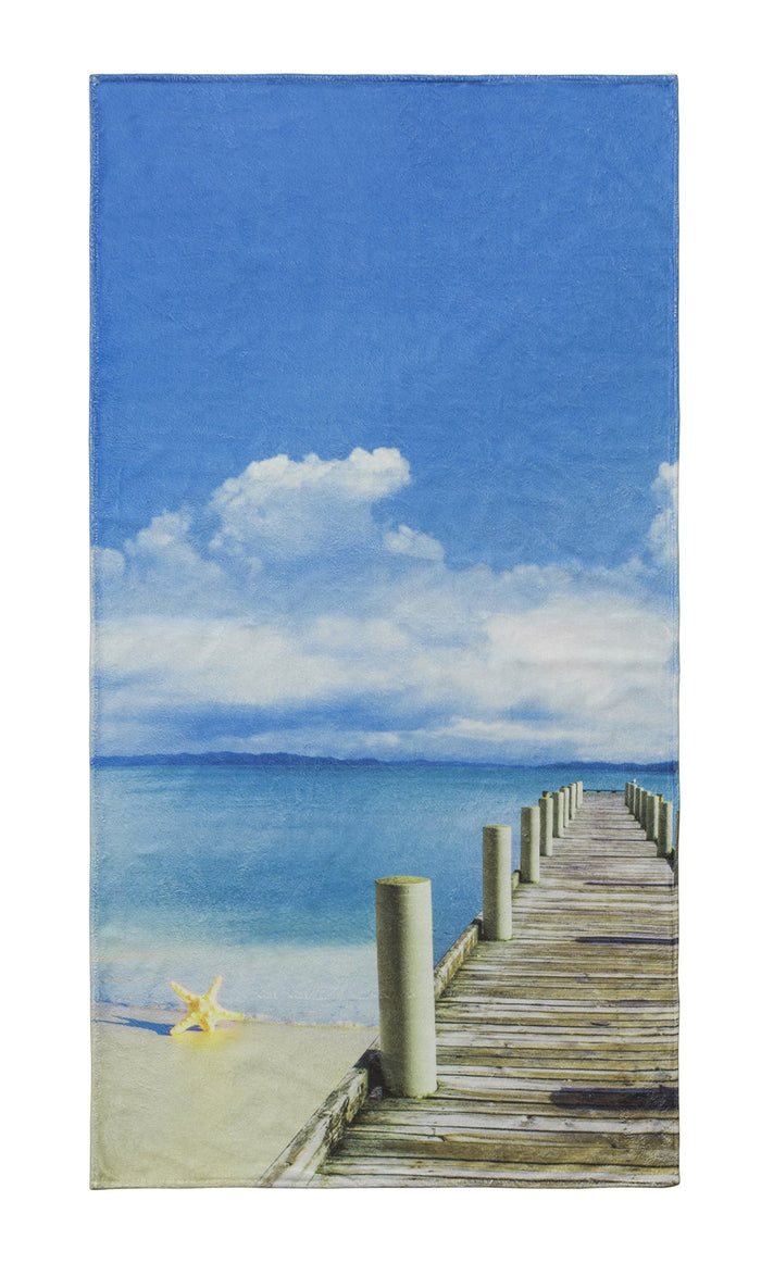 Towels Beyond Towel, 40" x 70", Peaceful Pier