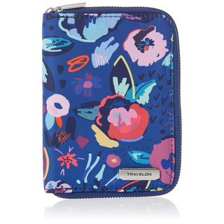 Travelon Wallet, 4.5”W x 6”H x 0.75”D, Mod Floral
