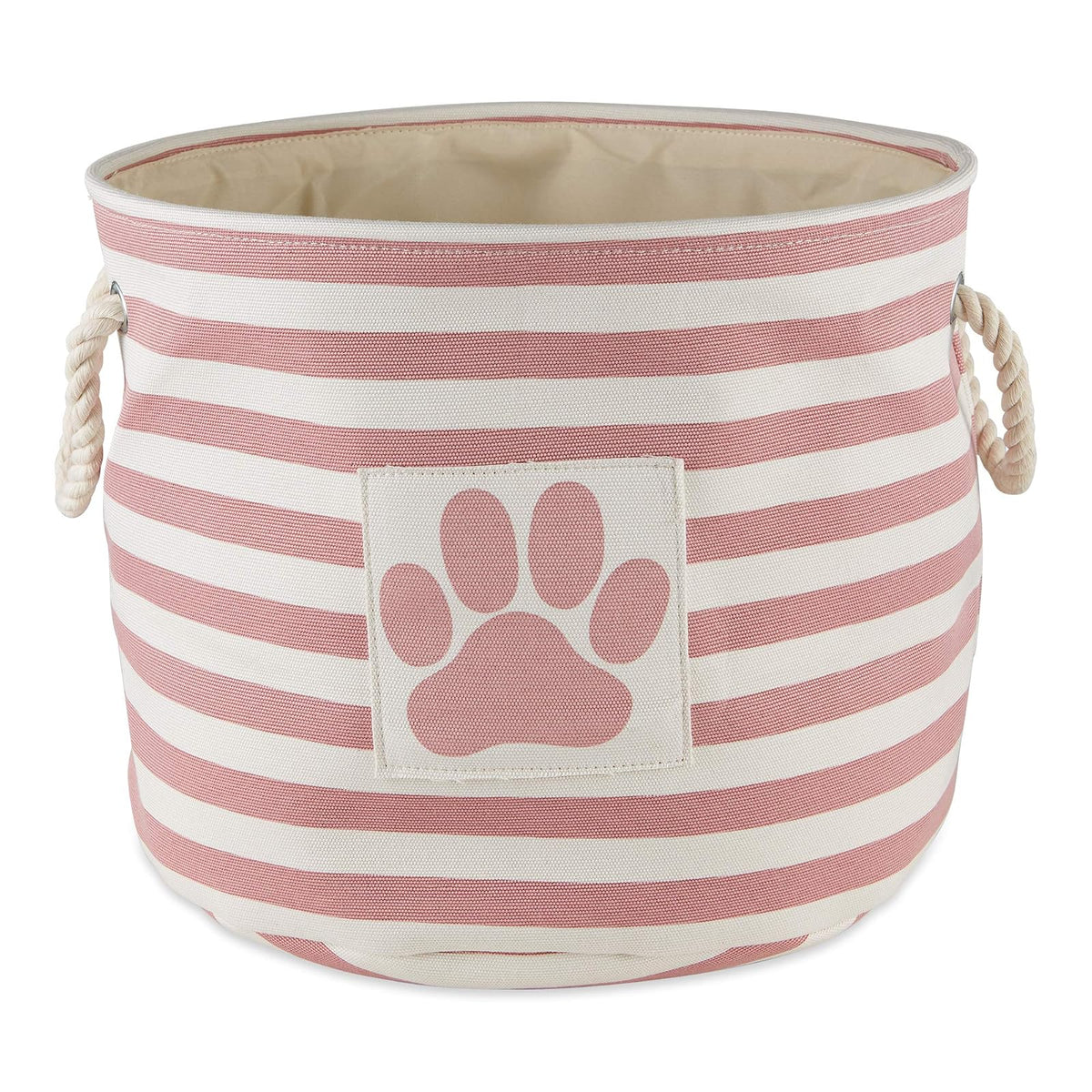 Bone Dry Basket, Small Round, Rose