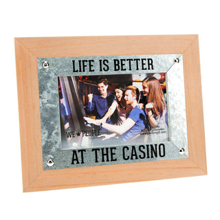 Pavilion Gift Company Picture Frame, 9.5" x 7.5", Brown