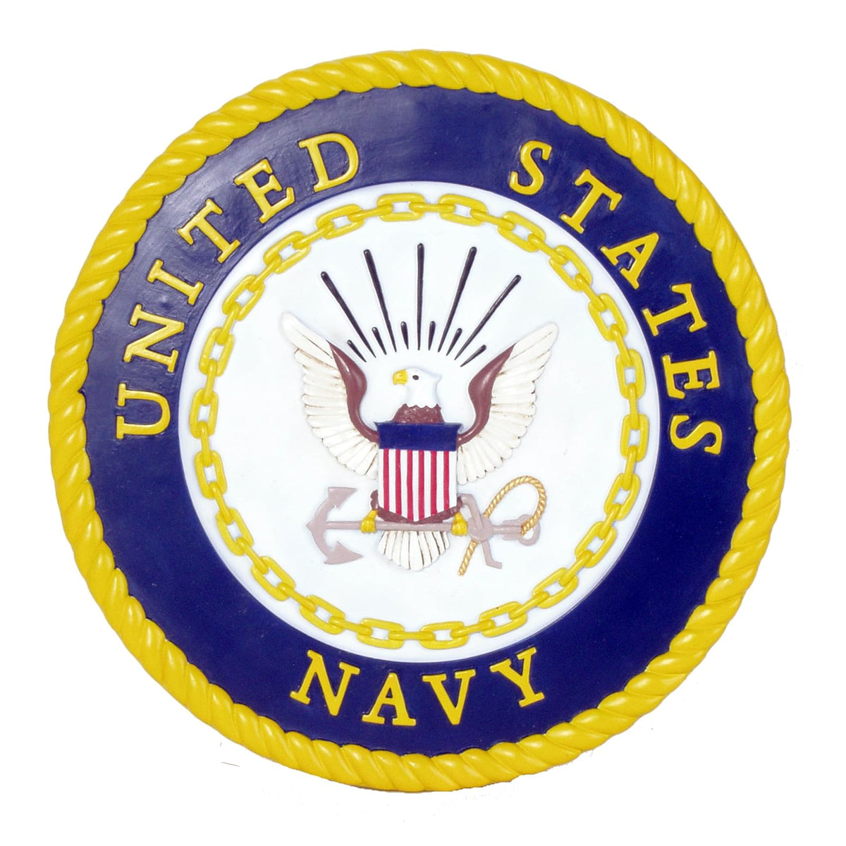 Spoontiques Outdoor Living, 9.63" diameter, U.S. Navy