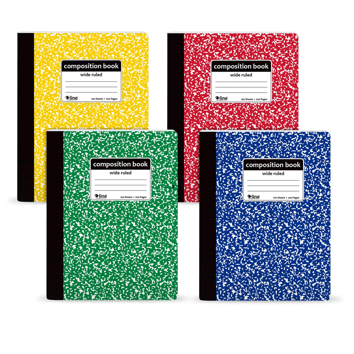 C-Line Blank Book, 1-Pack, Assorted Colors
