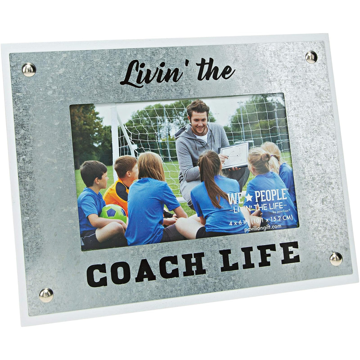 Pavilion Gift Company Picture Frame, 6.4 x 8.4 inches, Gray